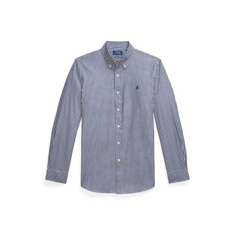 Polo Ralph Lauren Custom Fit Striped Stretch Poplin Shirt image number 2